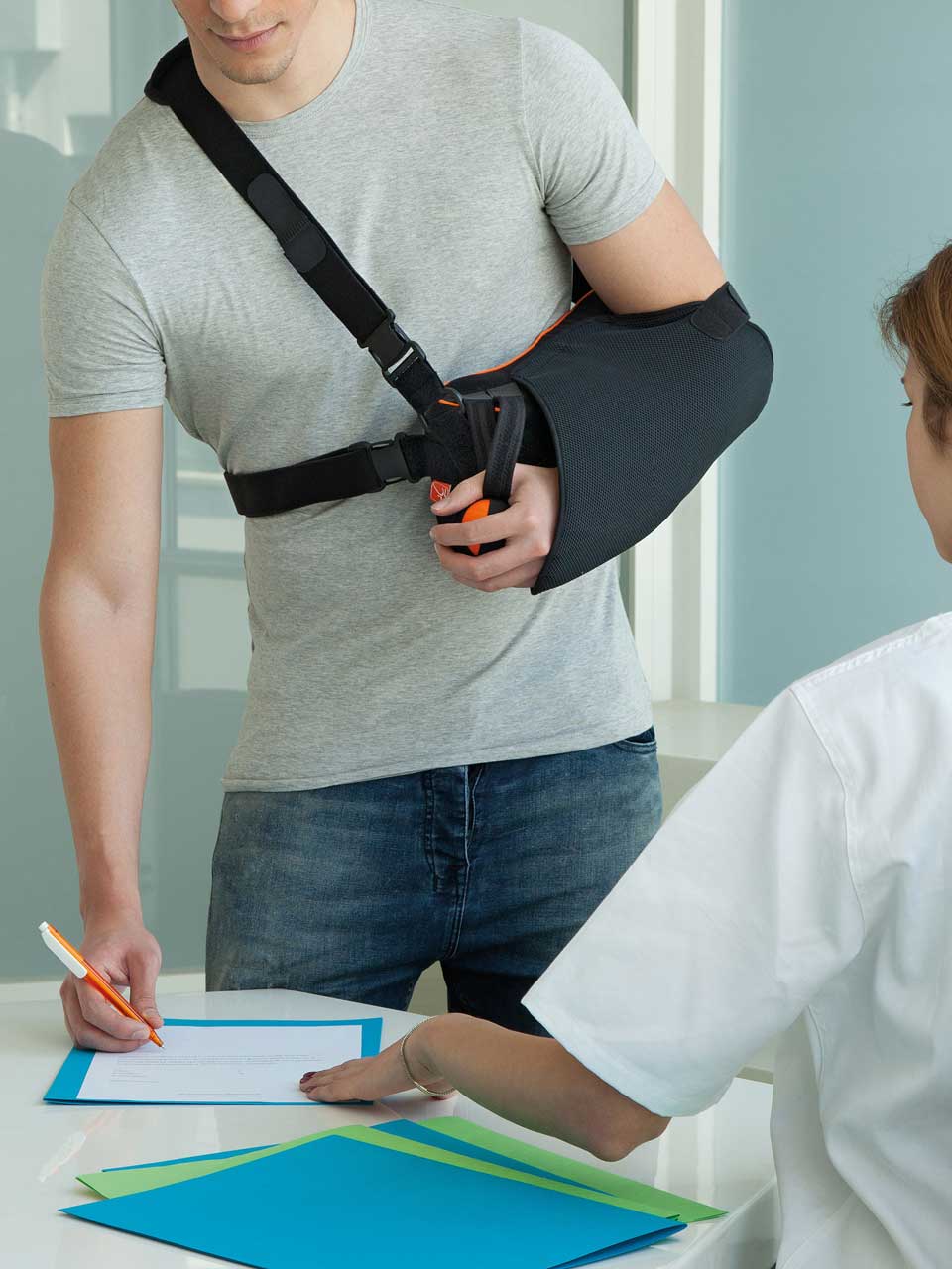 Плечевой ортез с иммобилизатором в фиксированном отведении TOP 4 S