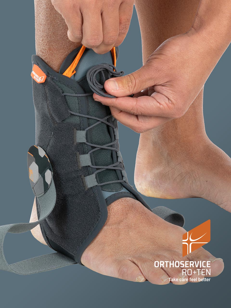 Ортез голеностопного сустава со стальными стержнями MALLEORAPID